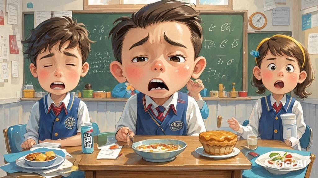 Foto ilustrasi siswa keracunan mbg