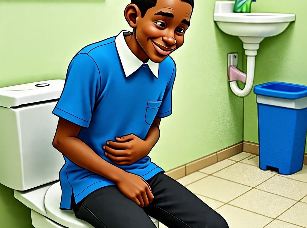 Ilustrasi keracunan mbg