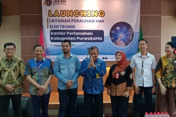 Launching Layanan Peralihan Hak Elektronik, ATR/BPN Purwakarta Jadi Kantor ke-25 di Jabar