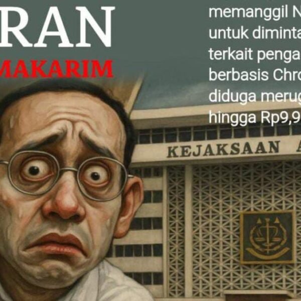 Dari Chromebook Jadi Korupbook: Nadiem Makarim Resmi Ditahan