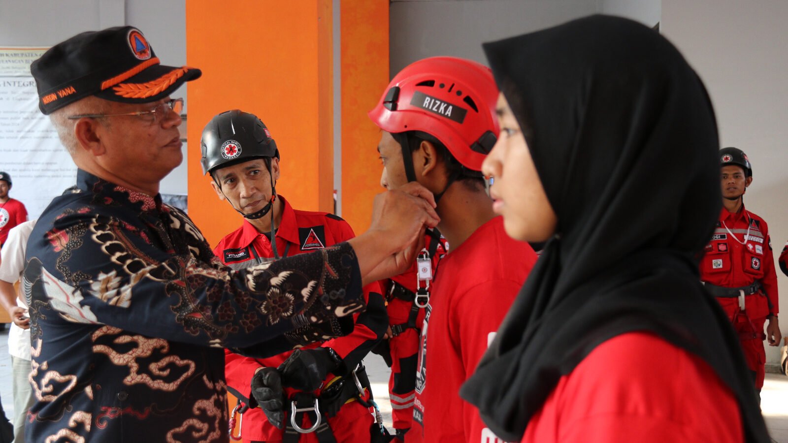 Sekda garut buka sekolah verical rescue