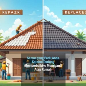 Semua yang perlu anda ketahui tentang memperbaiki vs mengganti atap rumah
