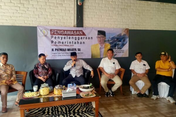 Phinera Wijaya Lakukan Pengawasan Penyelenggaraan Pemerintahan, Dorong Pemanfaatan Program Kredit BJB di Sukabumi