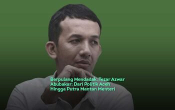 Berpulang Mendadak, Tezar Azwar Abubakar: Dari Politik Aceh Hingga Putra Mantan Menteri