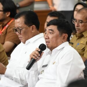 Bupati garut hadiri rakor di gedungsate