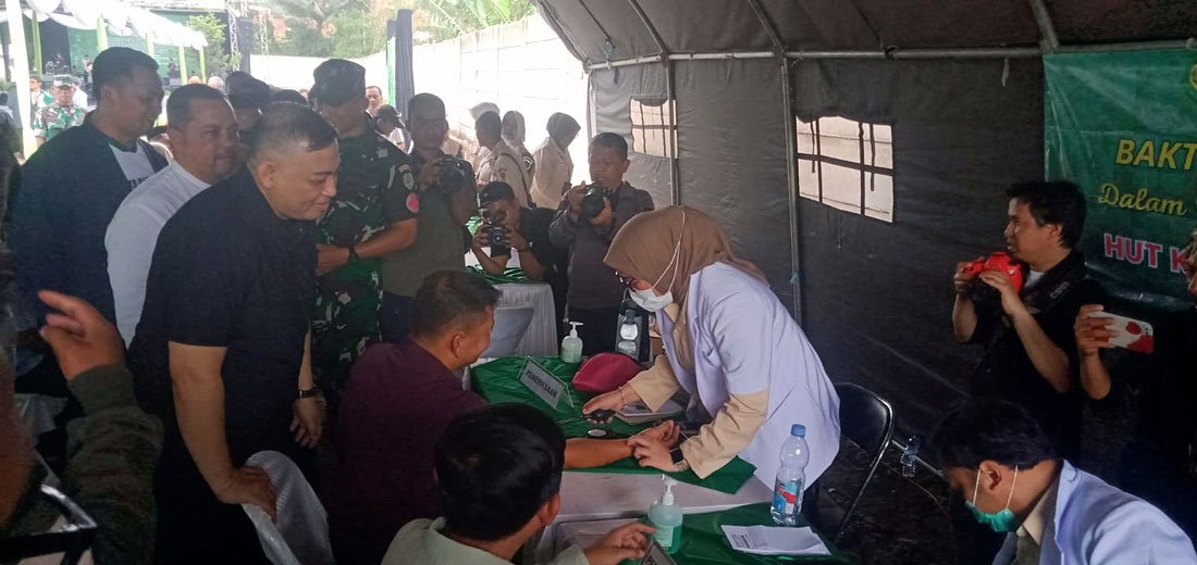 Cv. bumi pasir makmur dan dankesyah tni ad gelar bakti sosial, salurkan csr untuk warga garut