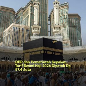 Kabar Gembira! Biaya Haji 2026 Turun Jadi Rp 87,4 Juta