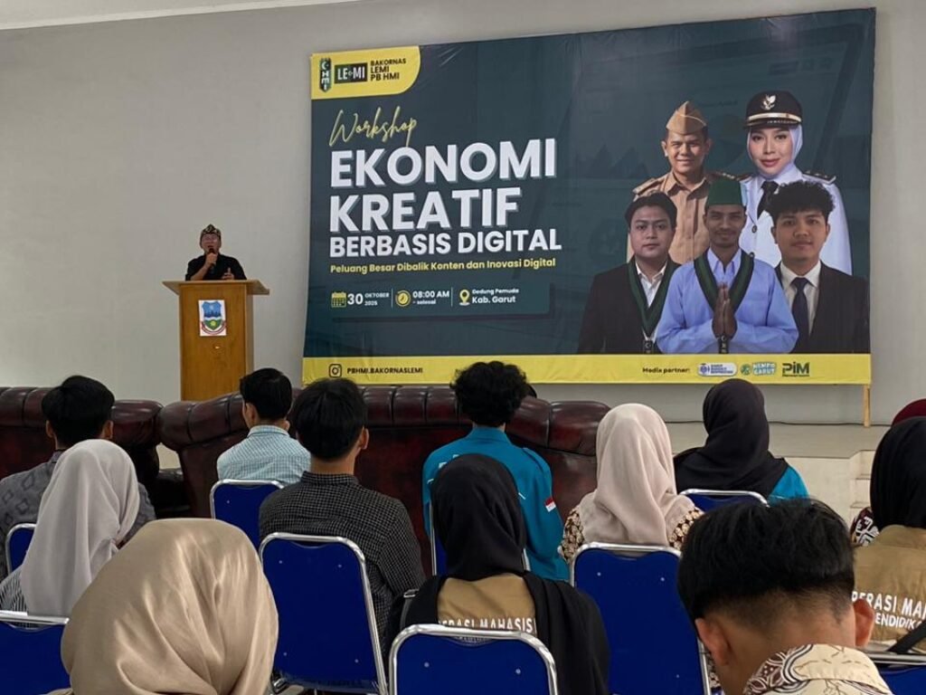 Workshop Ekonomi Kreatif Digital Garut: Dari Klik ke Cuan, Pemuda Didorong Jadi Bos Online