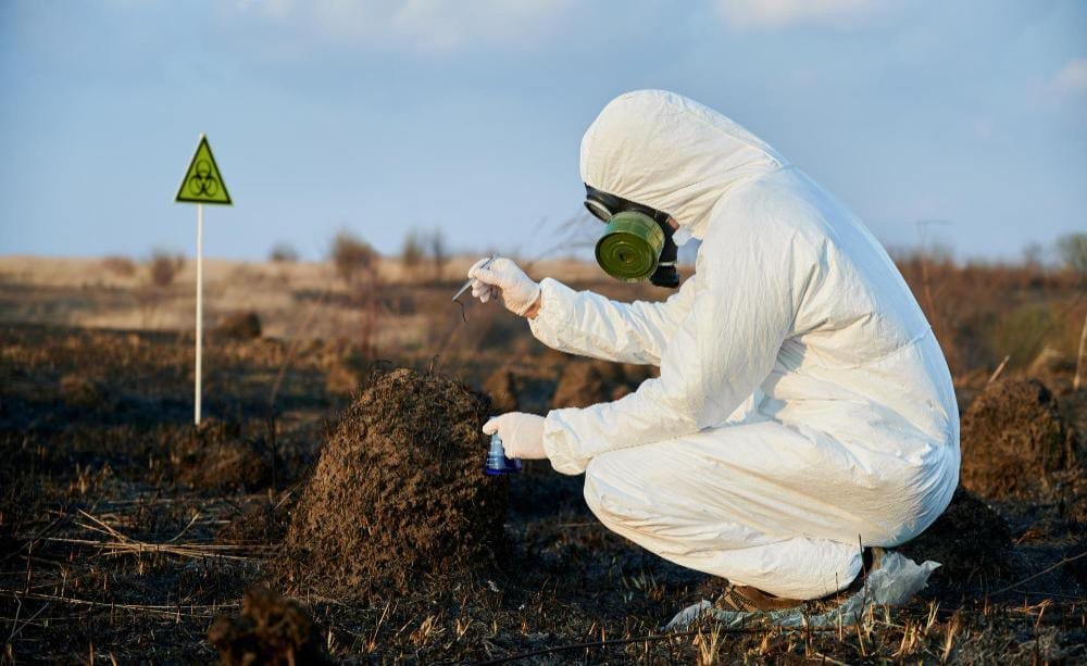 Ilustrasi efek radiasi nuklir. kredit freepik