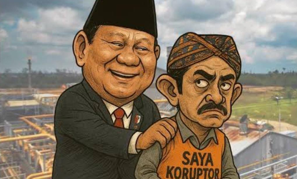 Prabowo vs koruptor toons