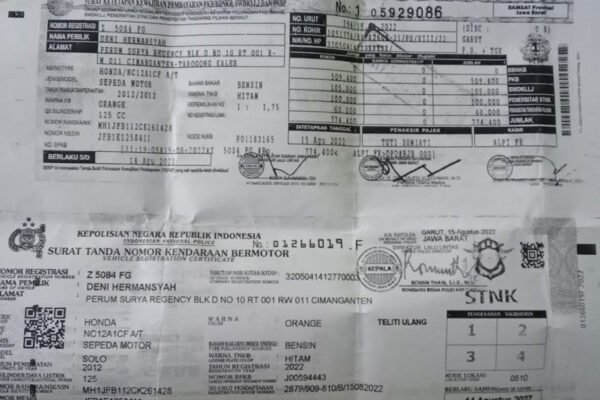 Kehilangan: Dompet berisi STNK dan Surat-surat Penting Atas Nama Deni Hermansyah