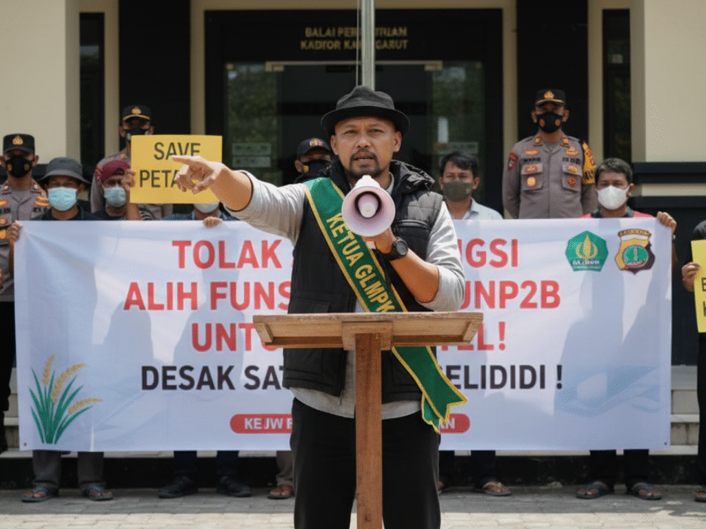 Salah Satu Hotel Diduga Lakukan Pidana Alih Fungsi Lahan Pertanian, Satpol PP Garut Tidak Paham Aturan?
