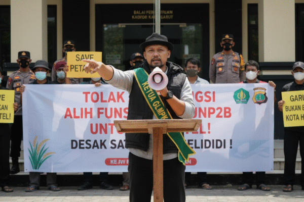 Salah Satu Hotel Diduga Lakukan Pidana Alih Fungsi Lahan Pertanian, Satpol PP Garut Tidak Paham Aturan?