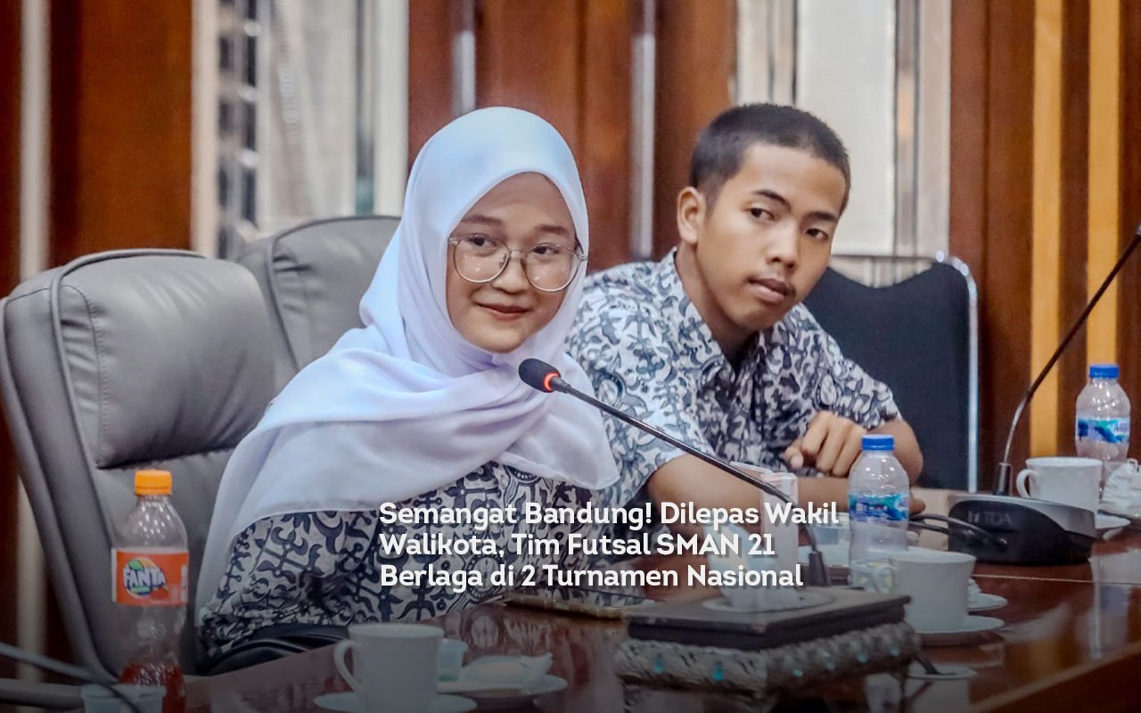 Semangat bandung! dilepas wakil walikota, tim futsal sman 21 berlaga di 2 turnamen nasional