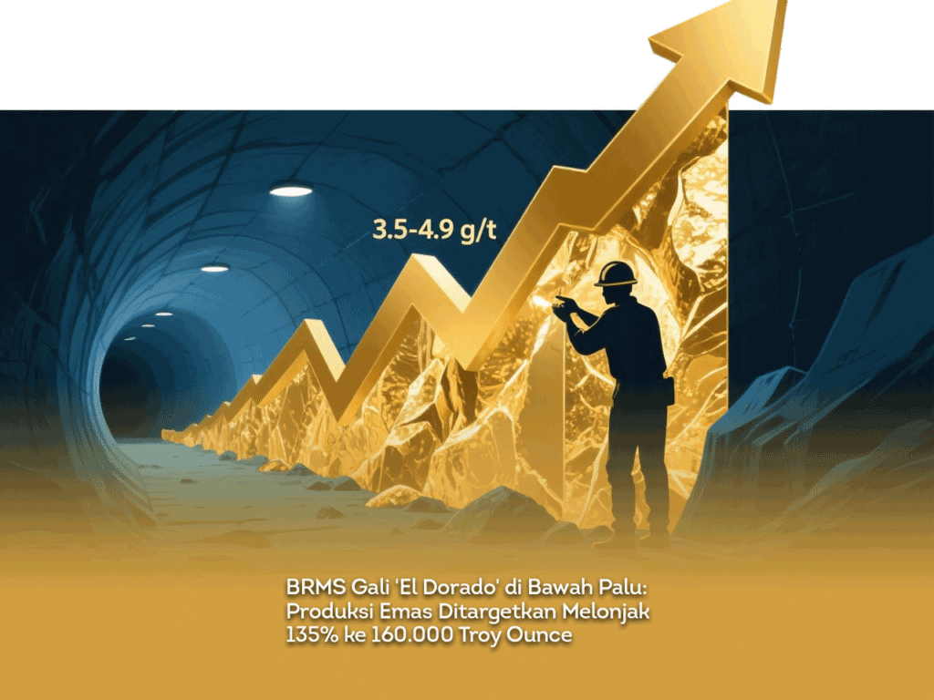 BRMS Gali ‘El Dorado’ di Bawah Palu: Produksi Emas Ditargetkan Melonjak 135% ke 160.000 Troy Ounce