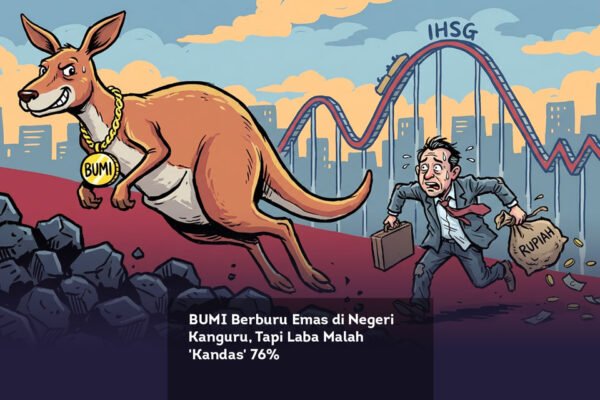 BUMI Berburu Emas di Negeri Kanguru, Tapi Laba Malah ‘Kandas’ 76%