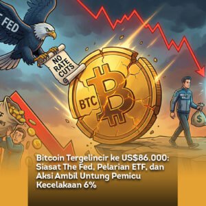 Bitcoin Tergelincir ke US$86.000: Siasat The Fed, Pelarian ETF, dan Aksi Ambil Untung Pemicu Kecelakaan 6%