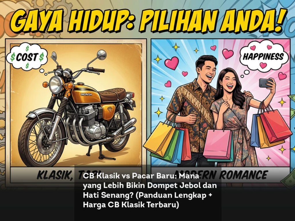 CB Klasik vs Pacar Baru: Mana yang Lebih Bikin Dompet Jebol dan Hati Senang? (Panduan Lengkap + Harga CB Klasik Terbaru)