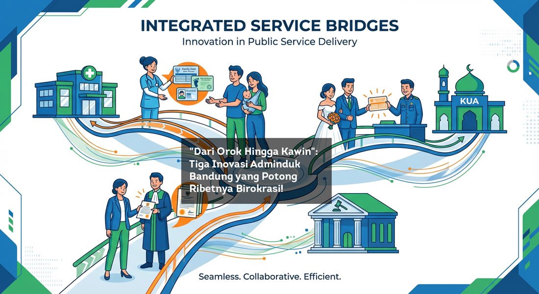 Dari Orok Hingga Kawin. Tiga Inovasi Adminduk Bandung yang Potong Ribetnya Birokrasi
