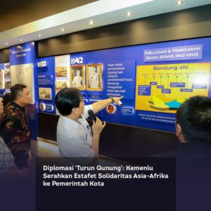 Diplomasi Turun Gunung, Kemenlu Serahkan Estafet Solidaritas Asia Afrika ke Pemerintah Kota locusonline featured image