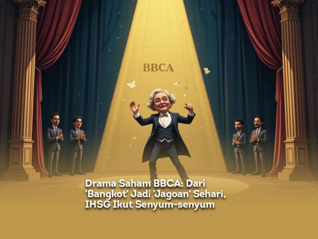 Drama Saham BBCA: Dari ‘Bangkot’ Jadi ‘Jagoan’ Sehari, IHSG Ikut Senyum-senyum