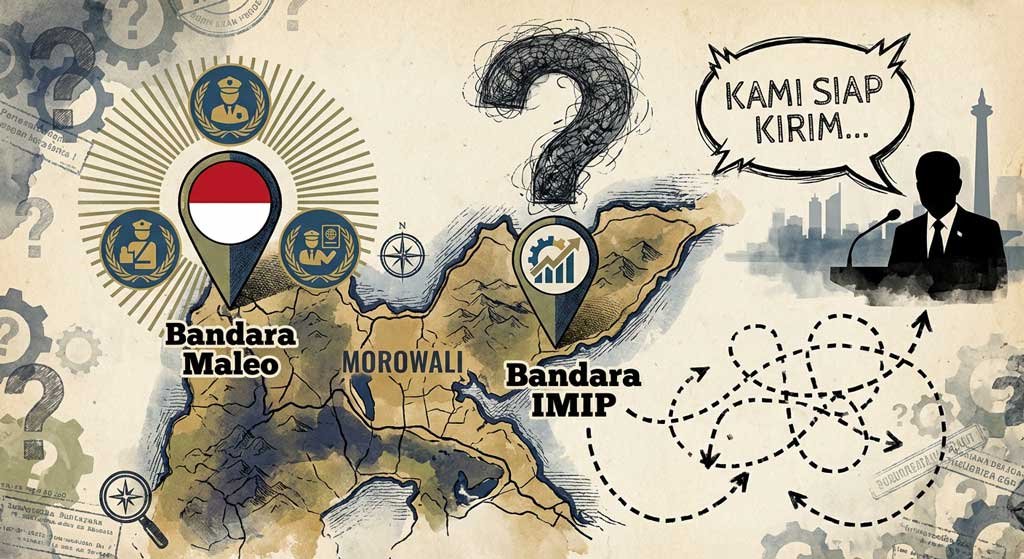 Dua Wajah Bandara di Morowali