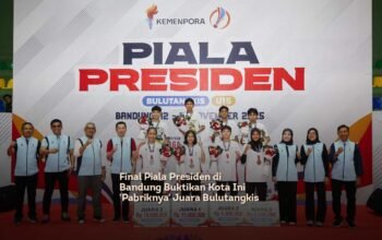 Final Piala Presiden di Bandung Buktikan Kota Ini Pabriknya Juara Bulutangkis