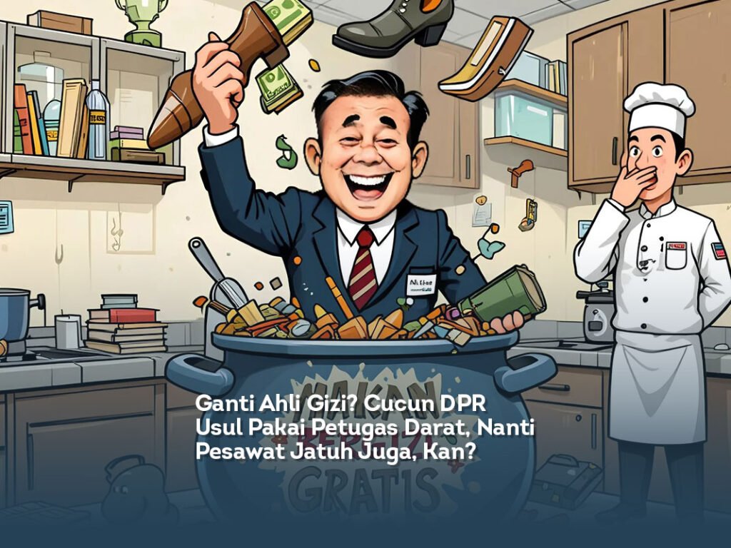 Ganti Ahli Gizi? Cucun DPR Usul Pakai Petugas Darat, Nanti Pesawat Jatuh Juga, Kan?