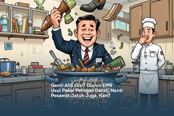 Ganti Ahli Gizi? Cucun DPR Usul Pakai Petugas Darat, Nanti Pesawat Jatuh Juga, Kan?