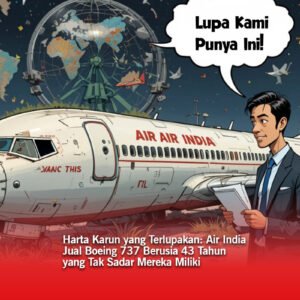 Harta Karun yang Terlupakan, Air India Jual Boeing 737 Berusia 43 Tahun yang Tak Sadar Mereka Miliki