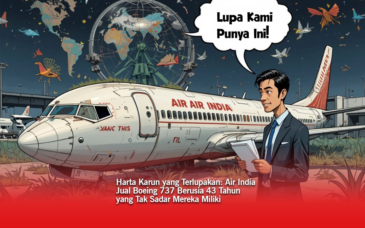 Harta Karun yang Terlupakan, Air India Jual Boeing 737 Berusia 43 Tahun yang Tak Sadar Mereka Miliki
