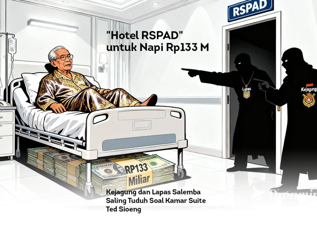 “Hotel RSPAD” untuk Napi Rp133 M: Kejagung dan Lapas Salemba Saling Tuduh Soal Kamar Suite Ted Sioeng