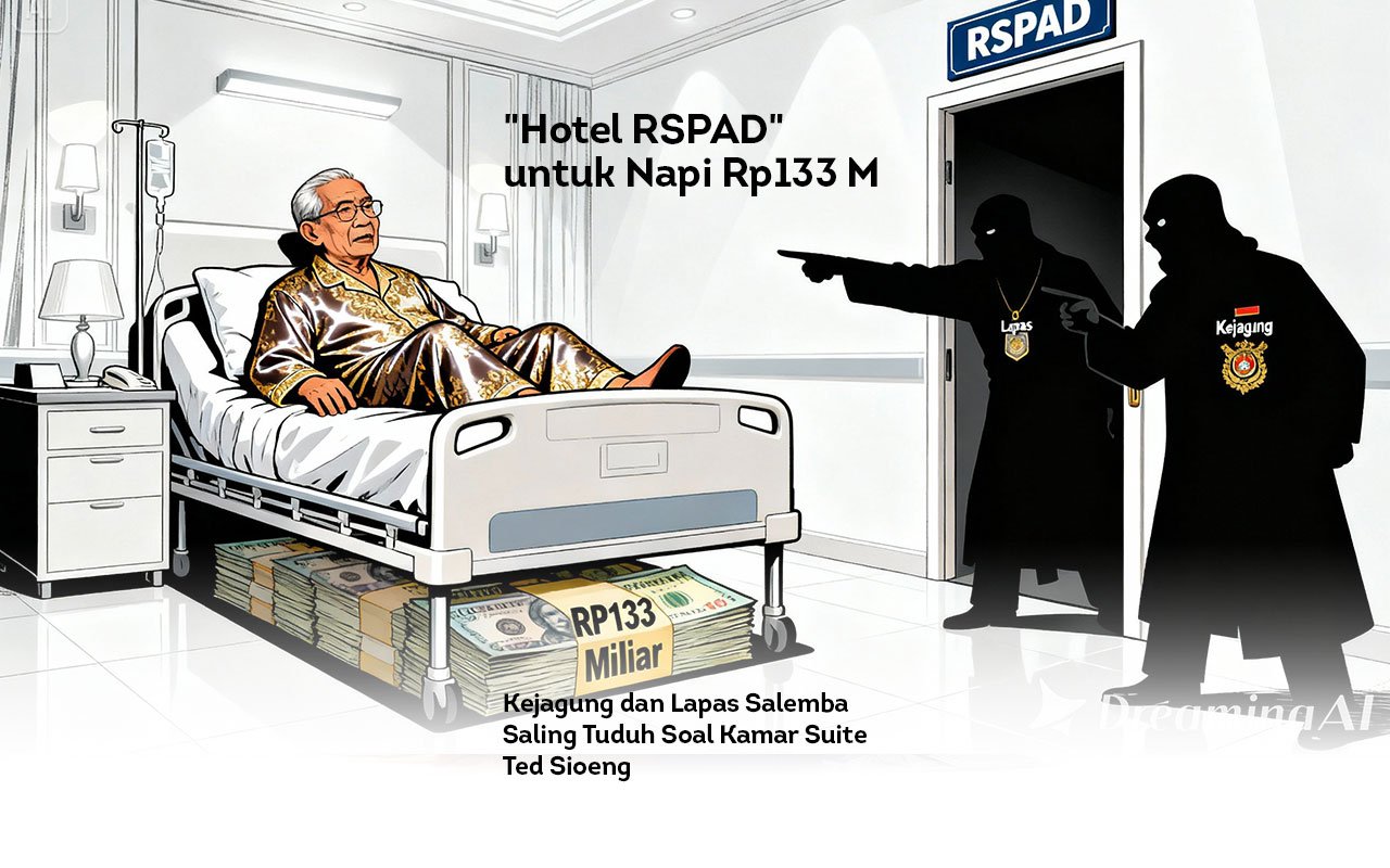 Hotel RSPAD untuk Napi Rp133 M Kejagung dan Lapas Salemba Saling Tuduh Soal Kamar Suite Ted Sioeng