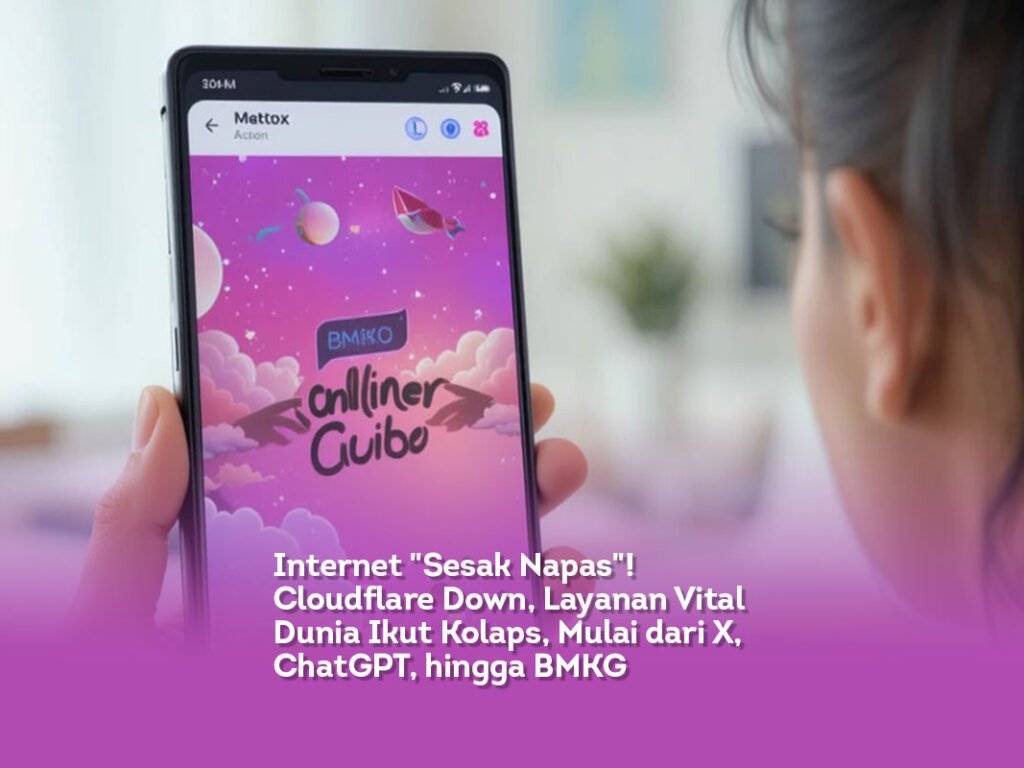 Internet “Sesak Napas”! Cloudflare Down, Layanan Vital Dunia Ikut Kolaps, Mulai dari X, ChatGPT, hingga BMKG
