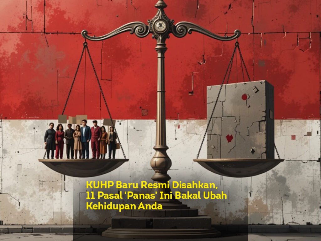 KUHP Baru Resmi Disahkan, 11 Pasal ‘Panas’ Ini Bakal Ubah Kehidupan Anda