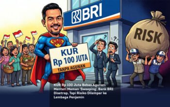 KUR Rp 100 Juta Bebas Agunan. Menteri Maman Sweeping, Bank BRI Disetrap, Tapi Risiko Dilempar ke Lembaga Penjamin locusonline featured image
