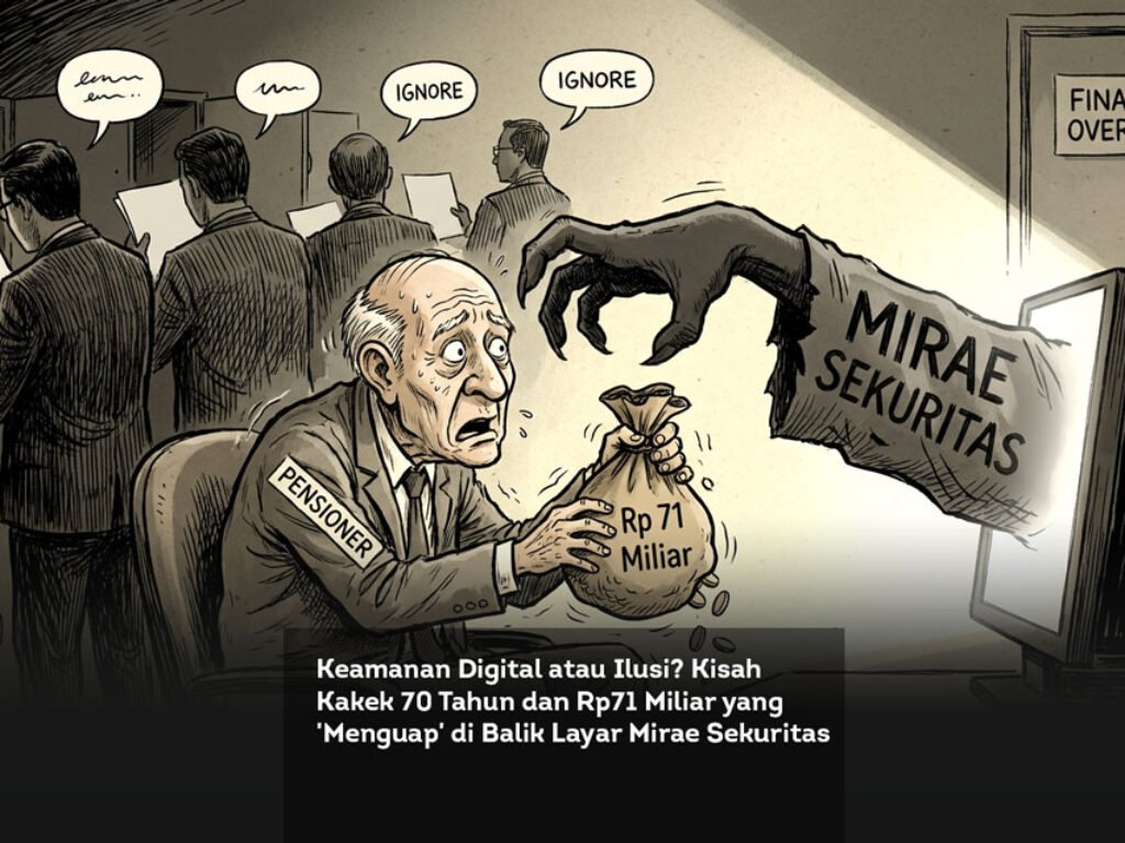 Keamanan Digital atau Ilusi? Kisah Kakek 70 Tahun dan Rp71 Miliar yang ‘Menguap’ di Balik Layar Mirae Sekuritas