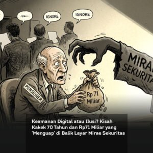 Keamanan Digital atau Ilusi? Kisah Kakek 70 Tahun dan Rp71 Miliar yang ‘Menguap’ di Balik Layar Mirae Sekuritas