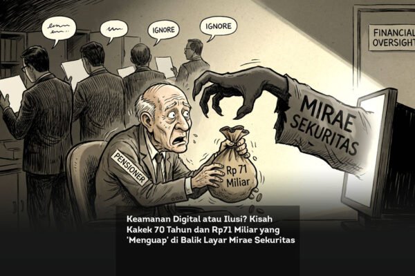 Keamanan Digital atau Ilusi? Kisah Kakek 70 Tahun dan Rp71 Miliar yang ‘Menguap’ di Balik Layar Mirae Sekuritas