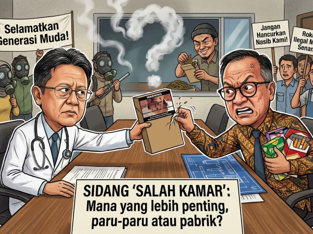 Kemenkes vs. Kemenperin: Perang ‘Desain Kemasan’ yang Dianggap Lebih Berbahaya Daripada Rokoknya Sendiri?