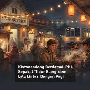 Kiaracondong Berdamai, PKL Sepakat Tidur Siang demi Lalu Lintas Bangun Pagi