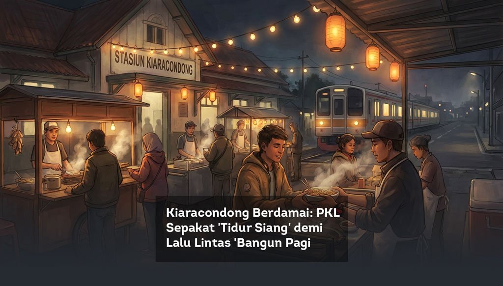 Kiaracondong Berdamai, PKL Sepakat Tidur Siang demi Lalu Lintas Bangun Pagi