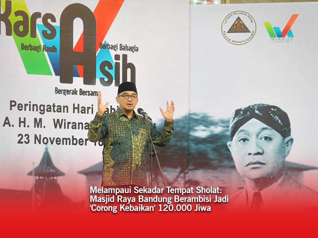 Melampaui Sekadar Tempat Sholat: Masjid Raya Bandung Berambisi Jadi ‘Corong Kebaikan’ 120.000 Jiwa