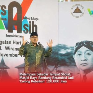 Melampaui Sekadar Tempat Sholat, Masjid Raya Bandung Berambisi Jadi Corong Kebaikan 120.000 Jiwa