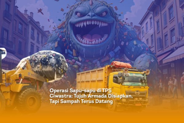 Operasi Sapu-sapu di TPS Ciwastra: Tujuh Armada Disiapkan, Tapi Sampah Terus Datang Sambut Tamu