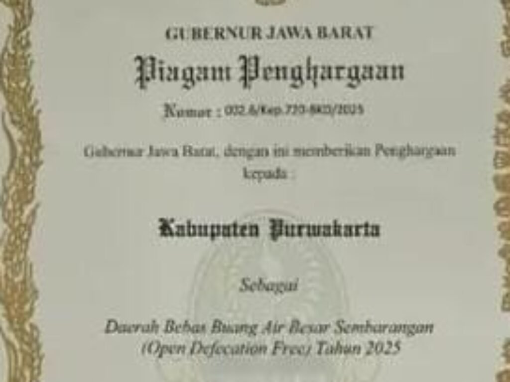 Purwakarta Klaim ODF 100 Persen: Tak Ada Lagi BAB Sembarangan, Tinggal PR Soal Konsisten Nggak Balik ke Kebiasaan Lama