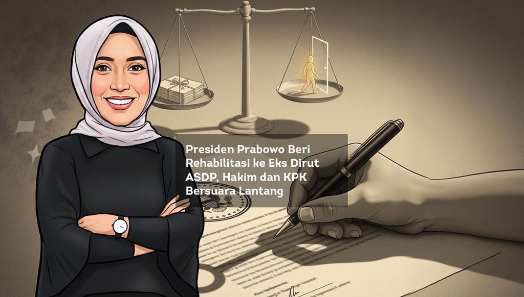 Presiden Prabowo Beri Rehabilitasi ke Eks Dirut ASDP, Hakim dan KPK Bersuara Lantang