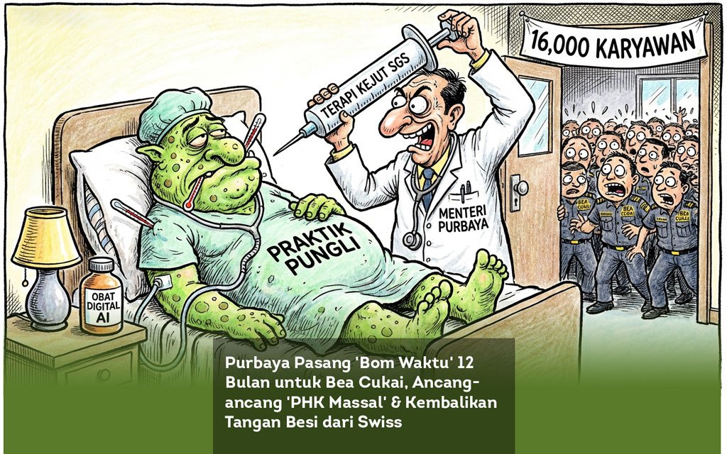 Purbaya Pasang Bom Waktu 12 Bulan untuk Bea Cukai, Ancang Ancang PHK Massal & Kembalikan Tangan Besi dari Swiss locusonline featured image