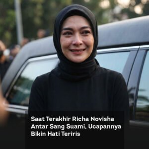 Saat Terakhir Richa Novisha Antar Sang Suami, Ucapannya Bikin Hati Teriris