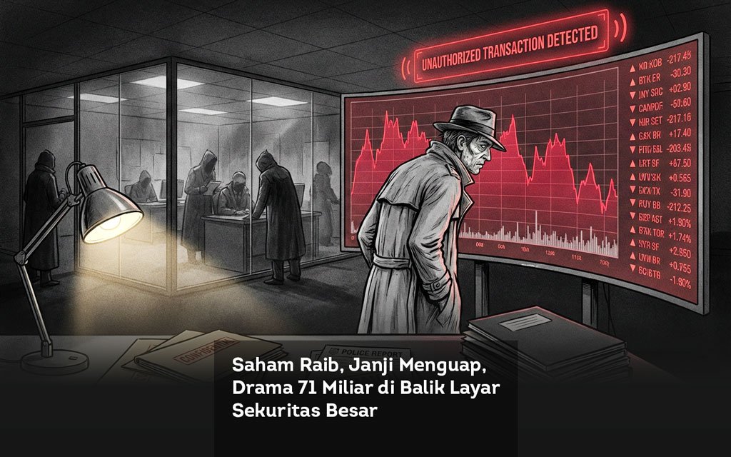 Saham Raib, Janji Menguap, Drama 71 Miliar di Balik Layar Sekuritas Besar locusonline featured image